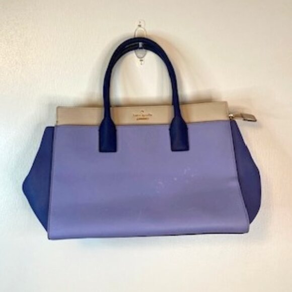 kate spade Handbags - Kate Spade New York Purple blue tan bag